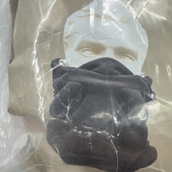 Cold Weather Adjustable Fleece Balaclava Hood Coyote 5 in 1 One Size Winter NEW - Picture 3 of 7